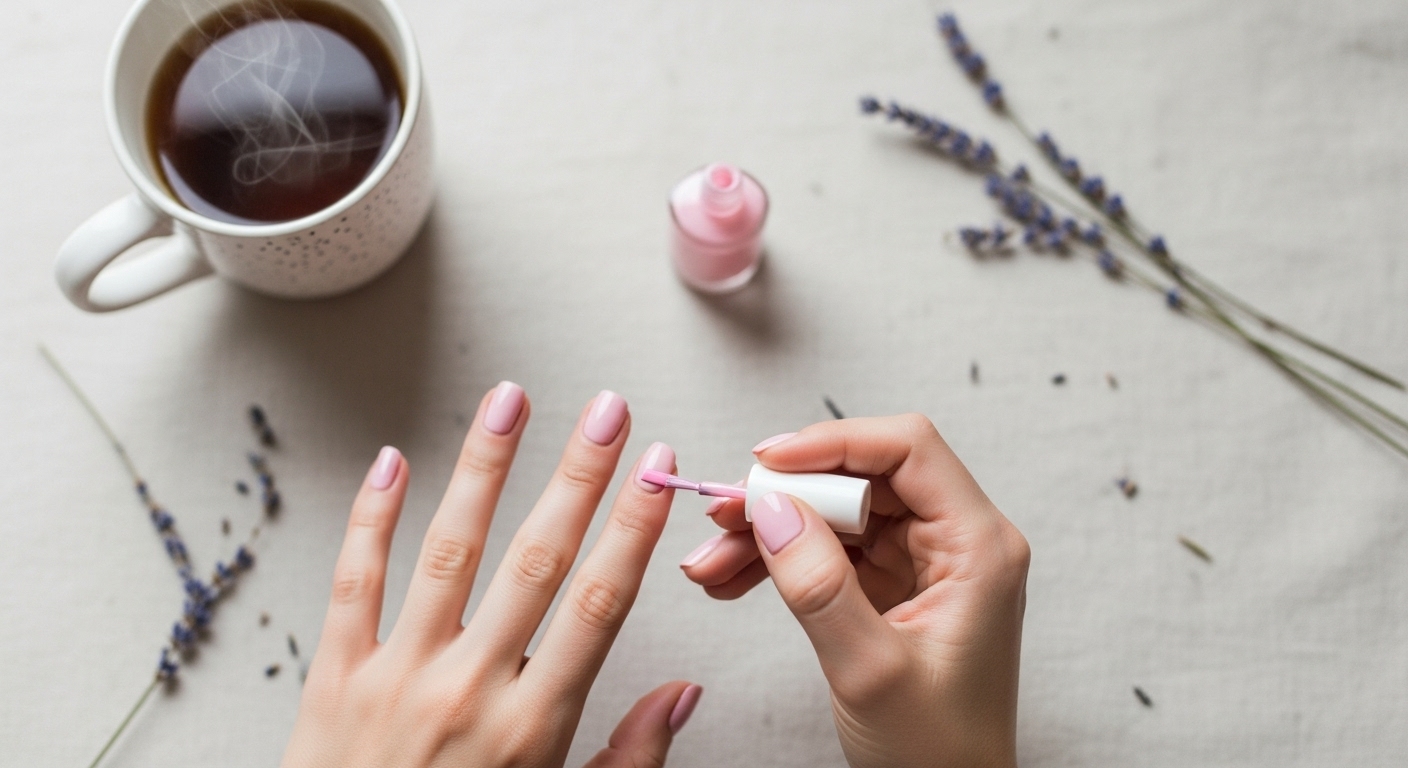 Nail shaping and cuticle care techniques
