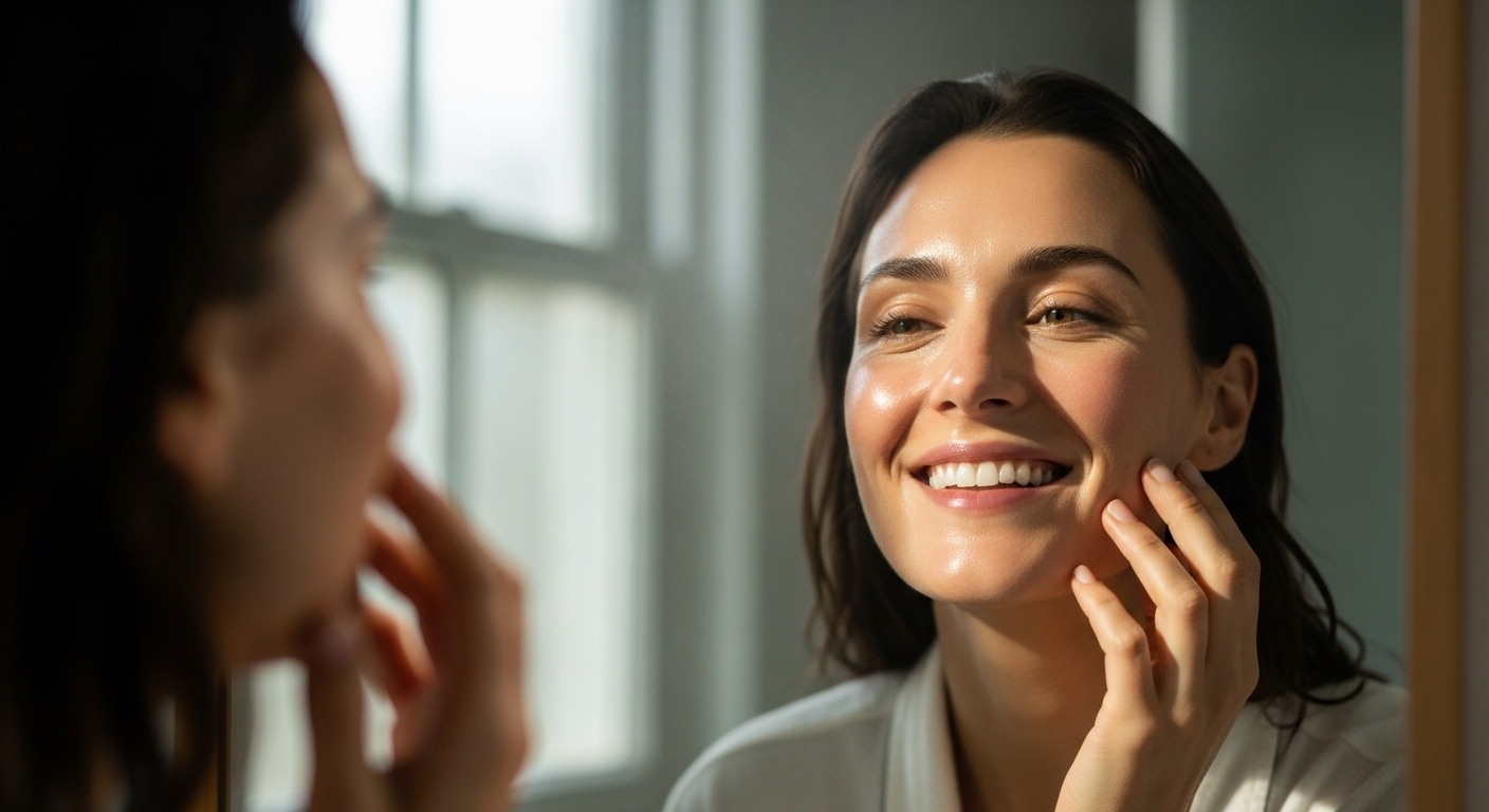 Morning and evening skincare routine steps